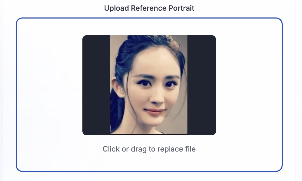 Step 1: Upload Your Portrait Image